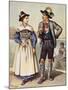 Local Costumes of Bavaria, 1870-null-Mounted Giclee Print