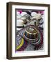 Local crafts for sale in the old walled city of historic Cartagena, Colombia.-Jerry Ginsberg-Framed Photographic Print