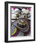 Local crafts for sale in the old walled city of historic Cartagena, Colombia.-Jerry Ginsberg-Framed Photographic Print