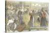 Local Dance, 1897-1899-Théophile Alexandre Steinlen-Stretched Canvas