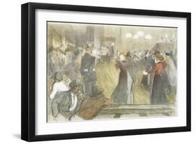 Local Dance, 1897-1899-Théophile Alexandre Steinlen-Framed Giclee Print