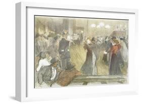 Local Dance, 1897-1899-Théophile Alexandre Steinlen-Framed Giclee Print