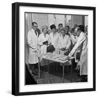 Local Dignitaries During an Open Day at Spillers Foods in Gainsborough, Lincolnshire, 1962-Michael Walters-Framed Photographic Print