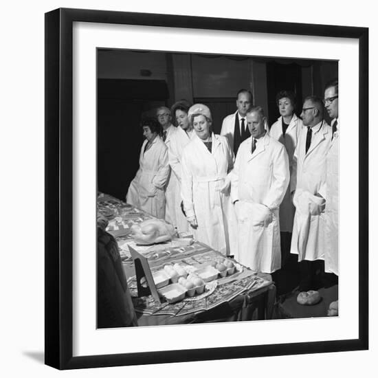 Local Dignitaries During an Open Day at Spillers Foods in Gainsborough, Lincolnshire, 1962-Michael Walters-Framed Photographic Print