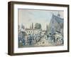 Local Fetes around Paris', Series, 1830, the Saint Jean at Sceaux-Victor Adam-Framed Giclee Print