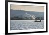 Local Fisherman in a Dug-Out Canoe in Jinja, Uganda, East Africa, Africa-Michael-Framed Photographic Print