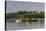 Local Fisherman in a Dugout Canoe in Jinja, Uganda, East Africa, Africa-Michael-Stretched Canvas