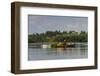 Local Fisherman in a Dugout Canoe in Jinja, Uganda, East Africa, Africa-Michael-Framed Photographic Print