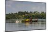 Local Fisherman in a Dugout Canoe in Jinja, Uganda, East Africa, Africa-Michael-Mounted Photographic Print