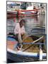 Local Fisherman, Ormos Marathokampos, Samos, Aegean Islands, Greece-Stuart Black-Mounted Photographic Print