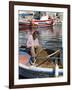 Local Fisherman, Ormos Marathokampos, Samos, Aegean Islands, Greece-Stuart Black-Framed Photographic Print