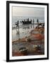 Local Fishermen Landing Catch, Benaulim, Goa, India, Asia-Stuart Black-Framed Photographic Print