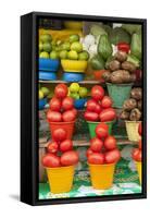 Local Fruit and Vegetables at a Market in San Juan Chamula, Mexico-Michel Benoy Westmorland-Framed Stretched Canvas