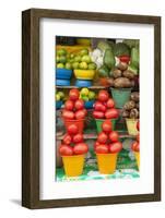 Local Fruit and Vegetables at a Market in San Juan Chamula, Mexico-Michel Benoy Westmorland-Framed Photographic Print