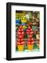 Local Fruit and Vegetables at a Market in San Juan Chamula, Mexico-Michel Benoy Westmorland-Framed Photographic Print