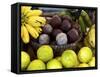 Local Fruits, Maracuja and Nuts, in the Central Market of Belem, Brazil, South America-Olivier Goujon-Framed Stretched Canvas