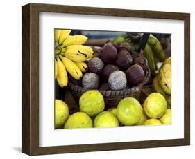 Local Fruits, Maracuja and Nuts, in the Central Market of Belem, Brazil, South America-Olivier Goujon-Framed Photographic Print