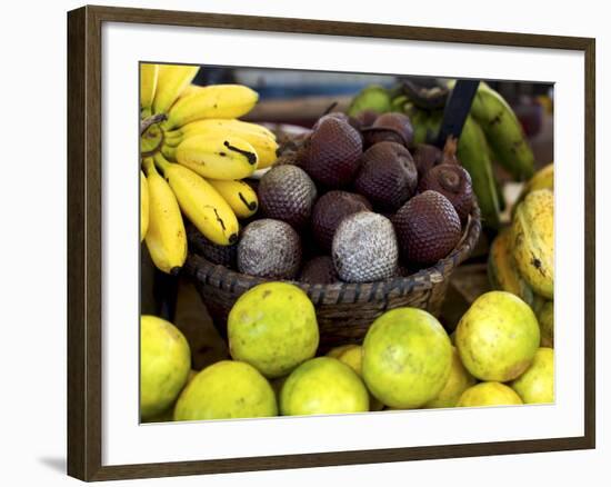 Local Fruits, Maracuja and Nuts, in the Central Market of Belem, Brazil, South America-Olivier Goujon-Framed Photographic Print