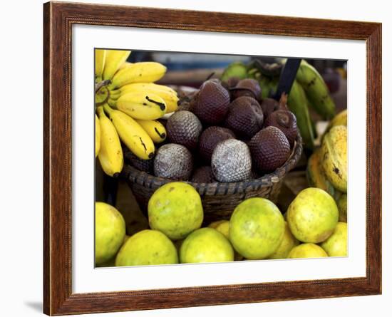 Local Fruits, Maracuja and Nuts, in the Central Market of Belem, Brazil, South America-Olivier Goujon-Framed Photographic Print