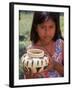 Local Girl with Pottery, Panama-Bill Bachmann-Framed Premium Photographic Print