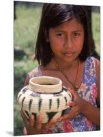 Local Girl with Pottery, Panama-Bill Bachmann-Mounted Photographic Print