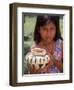 Local Girl with Pottery, Panama-Bill Bachmann-Framed Photographic Print