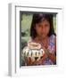 Local Girl with Pottery, Panama-Bill Bachmann-Framed Photographic Print