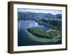 Local Lakes Surrounded by Forests and Giant Ferns, Rotorua, South Auckland, New Zealand-D H Webster-Framed Photographic Print