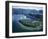 Local Lakes Surrounded by Forests and Giant Ferns, Rotorua, South Auckland, New Zealand-D H Webster-Framed Photographic Print