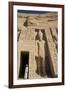 Local Man at Temple Entrance, Ramses Ii Statue on Right, Hathor Temple of Queen Nefertari-Richard Maschmeyer-Framed Photographic Print