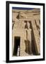 Local Man at Temple Entrance, Ramses Ii Statue on Right, Hathor Temple of Queen Nefertari-Richard Maschmeyer-Framed Photographic Print