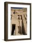 Local Man at Temple Entrance, Ramses Ii Statue on Right, Hathor Temple of Queen Nefertari-Richard Maschmeyer-Framed Photographic Print