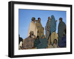 Local People, Debirichwa Village, Simien Mountains National Park, Ethiopia, Africa-David Poole-Framed Photographic Print