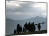 Local People, Debirichwa Village, Simien Mountains National Park, Ethiopia, Africa-David Poole-Mounted Photographic Print