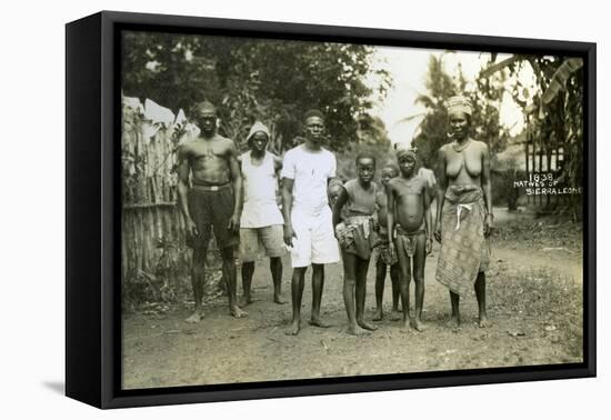 Local People, Sierra Leone, 20th Century-null-Framed Stretched Canvas