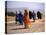 Local People Travel the Road Between Nouadhibou and Mouackchott, Mauritania-Jane Sweeney-Stretched Canvas