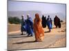 Local People Travel the Road Between Nouadhibou and Mouackchott, Mauritania-Jane Sweeney-Mounted Premium Photographic Print
