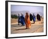 Local People Travel the Road Between Nouadhibou and Mouackchott, Mauritania-Jane Sweeney-Framed Photographic Print