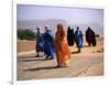 Local People Travel the Road Between Nouadhibou and Mouackchott, Mauritania-Jane Sweeney-Framed Photographic Print