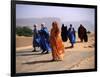 Local People Travel the Road Between Nouadhibou and Mouackchott, Mauritania-Jane Sweeney-Framed Photographic Print