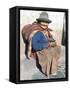 Local Resident, Cuzco, Peru, South America-Tony Waltham-Framed Stretched Canvas