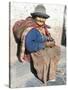 Local Resident, Cuzco, Peru, South America-Tony Waltham-Stretched Canvas