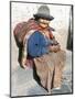 Local Resident, Cuzco, Peru, South America-Tony Waltham-Mounted Premium Photographic Print