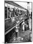 Local Residents Supplying Refreshments to Soldiers Evacuated from Dunkirk, World War II, 1940-null-Mounted Giclee Print