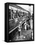 Local Residents Supplying Refreshments to Soldiers Evacuated from Dunkirk, World War II, 1940-null-Framed Stretched Canvas