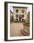 Local Restaurant in Piazza, Pienza, Italy-Dennis Flaherty-Framed Photographic Print