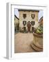 Local Restaurant in Piazza, Pienza, Italy-Dennis Flaherty-Framed Photographic Print
