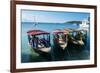 Local tourist boats Labadie, Haiti, Caribbean, Central America-Michael Runkel-Framed Photographic Print