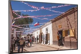 Locals Celebrating September 18 Independence Day Holiday with Bbq, Flags and Streamers, San Pedro-Kimberly Walker-Mounted Photographic Print