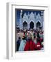 Locals Gathering Ata Church, Puno, Peru, South America-J P De Manne-Framed Photographic Print